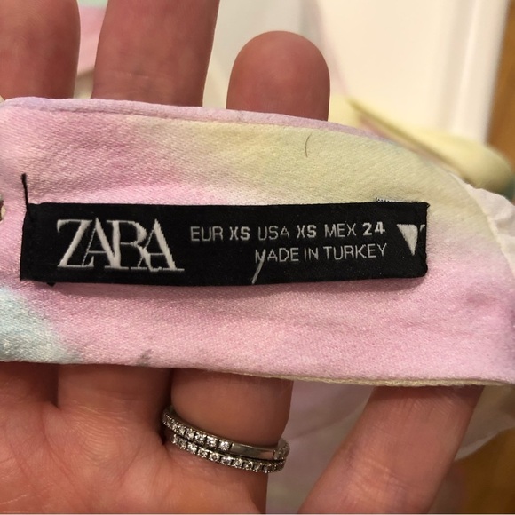 ZARA tie-dye crop top. Size XS. - Picture 7 of 8